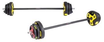 HMS SBP15 SZTANGA FITNESS DO ĆWICZEŃ PUMP PRZYSIADÓW 20KG