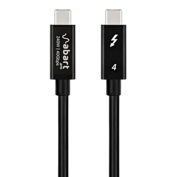 Abart Pro Kabel Thunderbolt 4 USB4 USB-C do 40Gb/s 240W 5A 48V 8K60Hz 2m