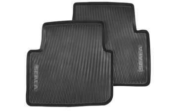 DYWANIKI GUMOWE TPE TYLNE SKODA SCALA