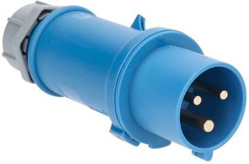 WTYCZKA MĘSKA CEE 3-BOLCOWA AS SCHWABE 230V