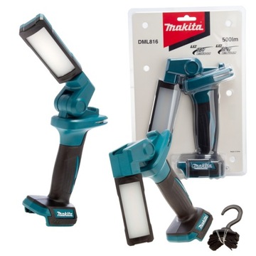 Makita DML816 Lampa przegubowa Latarka Led 14,4V 18V LXT 500LM mocna