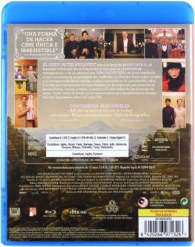 ОТЕЛЬ ГРАНД БУДАПЕШТ (BLU-RAY)