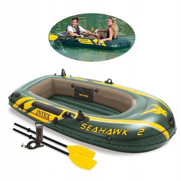 PONTON SEAHAWK 2 +WIOSŁA +POMPKA 236cm INTEX 68347