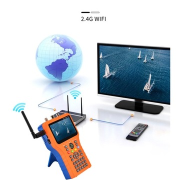 ИЗМЕРИТЕЛЬ ПОИСКА ТВ-СИГНАЛА DVB-S/S2/S2X/T/T2