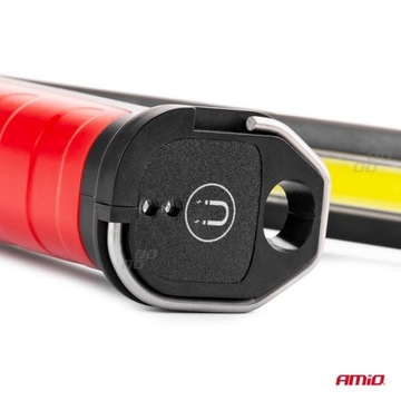 LATARKA INSPEKCYJNA COB LED 500LM LAMPKA AKUMULATOROWA ZE STACJĄ DOKUJĄCĄ