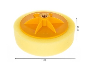 Zestaw 3 Gąbek Polerskich Pady na Wiertarkę 150mm