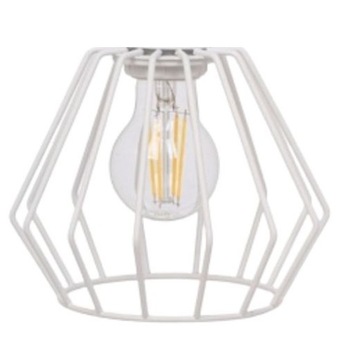 KLOSZ METALOWY Z DRUTU DIAMENT DO LAMP KINKIETU