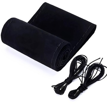 POKROWIEC NA KIEROWNICĘ SKÓRA ALCANTARA Z Jednego Kawałka DO OBSZYCIA