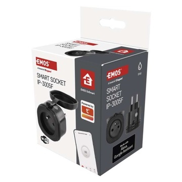 Умная розетка EMOS GoSmart IP-3005F IP44 wifi, bluetooth, внешняя