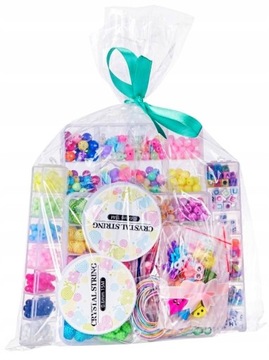 КРЕАТИВНЫЙ НАБОР БИСЕРОВ ДЛЯ ИЗГОТОВЛЕНИЯ БРАСЛЕТОВ ПОДАРОК ​​ДЕВУШКЕ