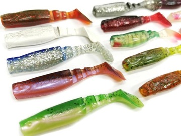 15szt. gum Mikado Fishunter 8cm NA DUŻE Okonie/Sandacze/Szczupaki - 5062