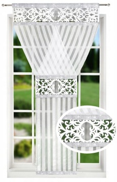 FIRANA PANEL NA BALKON CYRKONIE FIRANY GOTOWE AZUR 120x250 cm
