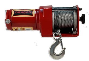ЭЛЕКТРИЧЕСКАЯ ЛЕБЕДКА 12 В 2500 фунтов 1133 кг ЛЕБЕДКА ДРАКОН DWM2500ST ДЛЯ ПЛУГА