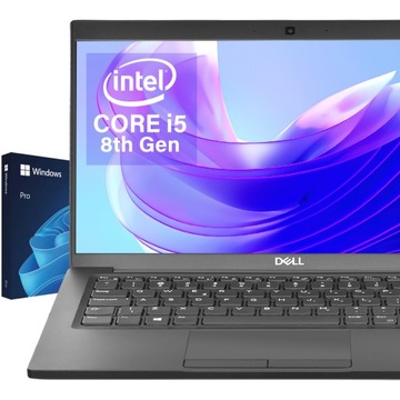 Ultracienki Dell 7390 i5 QUAD 16GB dysk 512GB SSD Włókno węglowe kl. A