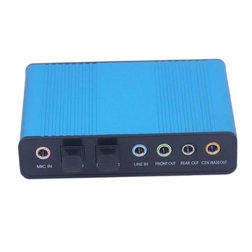 1 zewnętrzna karta dźwiękowa USB z S/PDIF 5.1