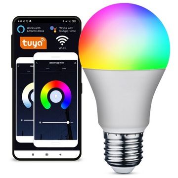 Светодиодная лампа Tuya RGB для умного дома с Wi-Fi 14 Вт E27 KOBI