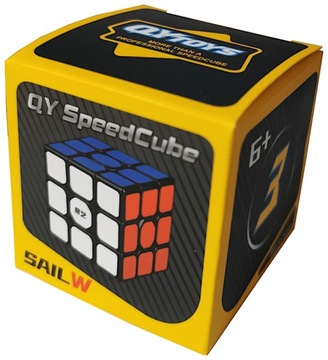 LOGIC CUB 3x3x3 QiYi SpeedCube SAIL W + АЛГОРИТМЫ и ПОДСТАВКА