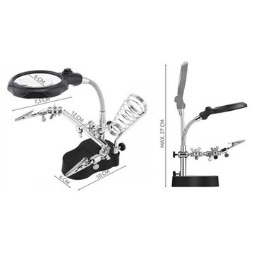 Soldary Set Third Hand Magnify Lamp