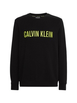 CALVIN KLEIN BLUZA MĘSKA CIENKA L/S BLACK r. XL