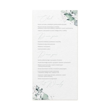 СВАДЕБНОЕ МЕНЮ Меню-карта 4 шт. ДИЗАЙНЫ НА ВЫБОР.