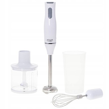 BLENDER RĘCZNY MIKSER ROBOT KUCHENNY + 4 AKCESORIA 800W DUŻY ZESTAW