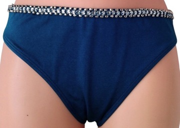 ASOS STRÓJ KĄPIELOWY DÓŁ BIKINI 42 /44 CYRKONIE