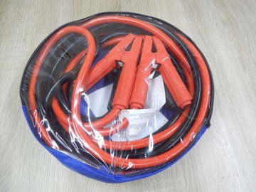 Przewody Kable rozruchowe w pokrowcu 1500A 4,5m + Etui SOLIDNE GRUBE 50mm2