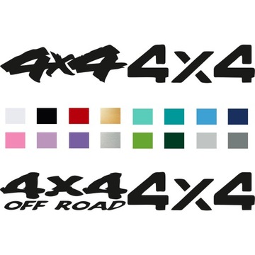 Naklejka na samochód auto 4x4 Offroad 30cm