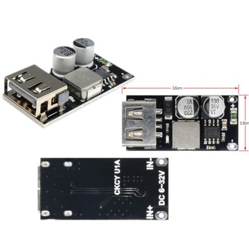 Понижающий модуль питания 12 В/24 В для QC3.0