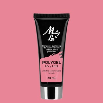 Mollylac ACRYL GEL строительный НАБОР ПОЛИ-ГЕЛЕЙ 30мл