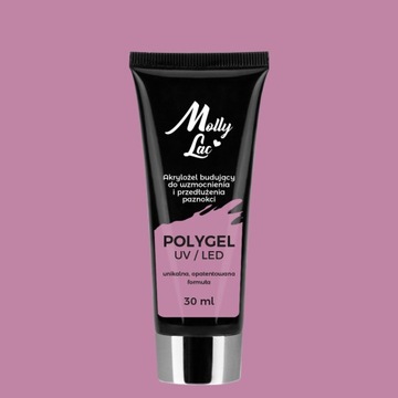 Mollylac ACRYL GEL строительный НАБОР ПОЛИ-ГЕЛЕЙ 30мл