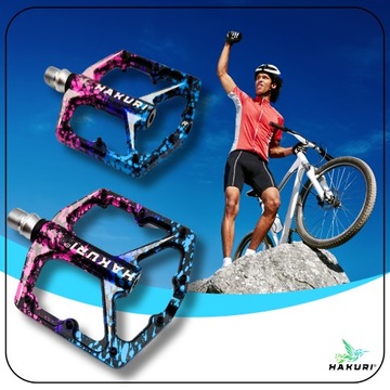 ПЛАТФОРМА АЛЮМИНИЕВЫЕ ВЕЛОСИПЕДНЫЕ ПЕДАЛИ 3 ПОДШИПНИКА МАШИНА/СВЕТ HAKURI