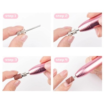 ФРЕЗА CARRIER Металлические фрезы MANDREL Колпачки Pedi