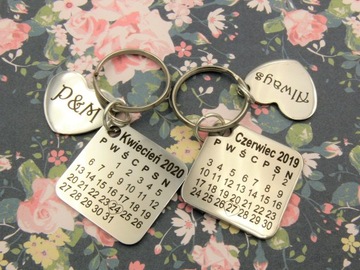 Брелок-календарь с вашей СОБСТВЕННОЙ ДЕЙСТВИТЕЛЬНОЙ датой В УПАКОВКЕ