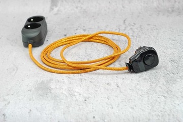 черная вилка с выключателем лофт ретро