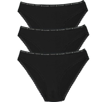 TOMMY HILFIGER MAJTKI DAMSKIE 3P BIKINI BLACK r.XS