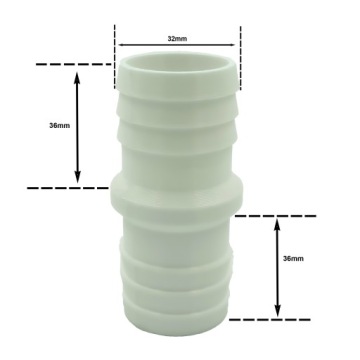 СОЕДИНИТЕЛЬ ТРУБЫ БАССЕЙНА 32 ММ, ПЕРЕХОДНАЯ ВТУЛКА ДЛЯ ШЛАНГА ДЛЯ INTEX BESTWAY