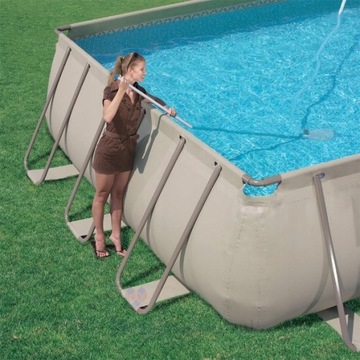 Odkurzacz Basenowy Mycia Czyszczenia Basen Jacuzi Szczotka Tyczka Wąż 58212