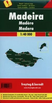 Madera mapa 1:40 000 Freytag & Berndt