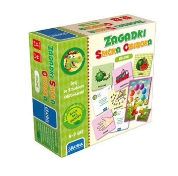 GRANNA GRA ZAGADKI SMOKA OBIBOKA ZIELONE