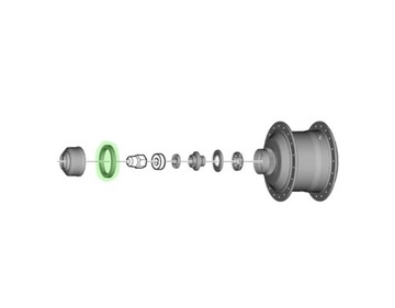 Shimano Center-Lock podkładka dystans piast Alfine