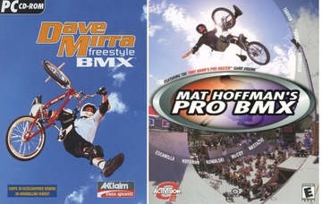 Dave Mirra BMX i Mat Hoffmans Pro BMX GRY PC ZESTAW SPORTOWY 2CD