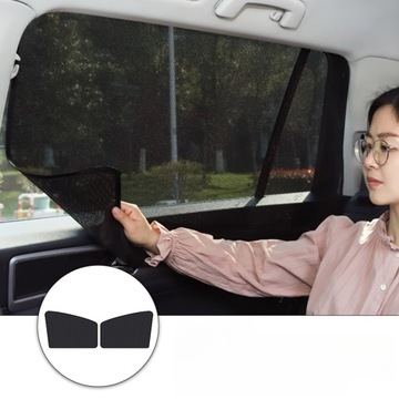 KURTYNA MAGNETYCZNA OSŁONA PRZECIWSŁONECZNA NA OKNO SAMOCHODU 6