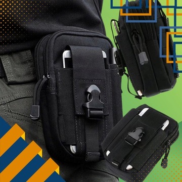 ТАКТИЧЕСКАЯ ВОЕННАЯ НАСТЕННАЯ СУМКА, ПРОЧНЫЙ КАРМАН НА ПОЯСЕ