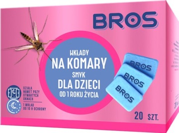 BROS wkłady do elektro na komary SMYK 20 szt