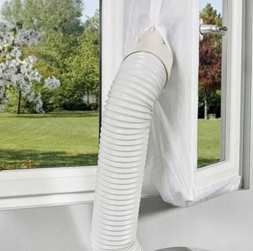 ПЕРЕХОДНИК ДЛЯ ПОРТАТИВНОГО КОНДИЦИОНЕРА ТРУБКА ОКОННАЯ ПРОКЛАДКА 15 СМ