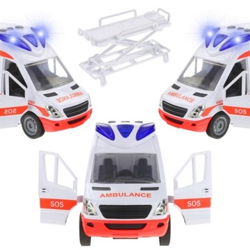 Интерактивная скорая помощь Скорая помощь Складные носилки ГАЗ ДВИЖЕНИЯ ЗВУКИ