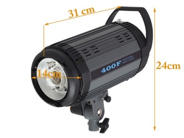 СТУДИЙНАЯ ЛАМПА 400Ws 1/32 GN57 5500K BOWENS патрон