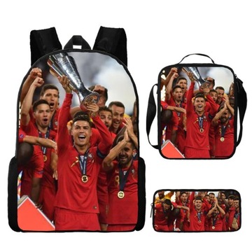 ШКОЛЬНЫЙ РЮКЗАК RONALDO, НАБОР СУМКИ WORLD FOOTBALL STARS, пенал