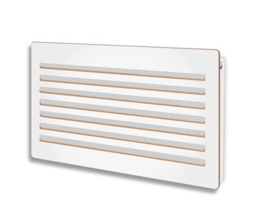 Osłona maskownica grzejnika 68x99 cm biała M8-+